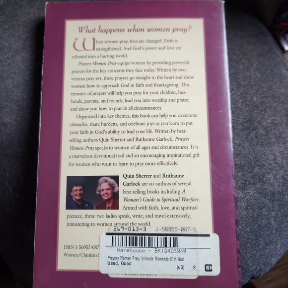 📚Prayers Woman Pray By, Quinn Sherrer & Ruthanne Garlock.📚 - Picture 2 of 3